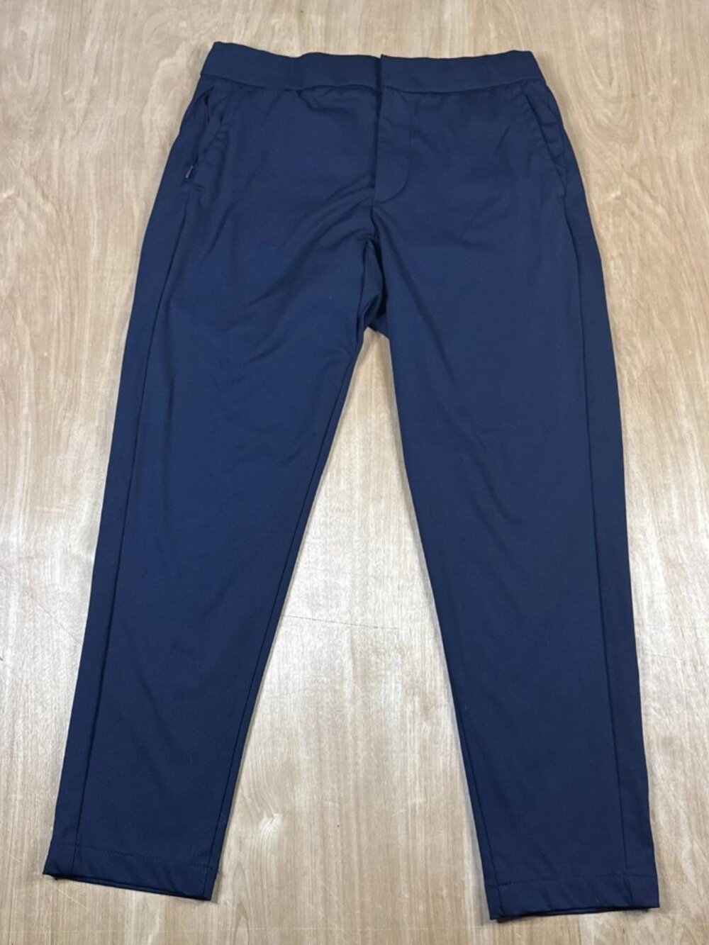 Bonobos Chino Joggers Blue Men's Zipper Drawstring Elastic Waist Size Medium